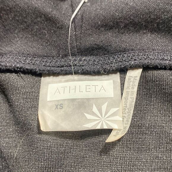 Athleta Merino Wool Camber Cowl Neck A-Line Long Sleeve Dress, BLACK SIZE XS - Picture 8 of 9